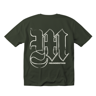 Authentic Tee Forest Green – Premium Streetwear T-Shirt for Men & Women | Heavyweight Cotton Graphic Tee | Casual Oversized Shirt
