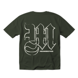 Authentic Tee Forest Green – Premium Streetwear T-Shirt for Men & Women | Heavyweight Cotton Graphic Tee | Casual Oversized Shirt