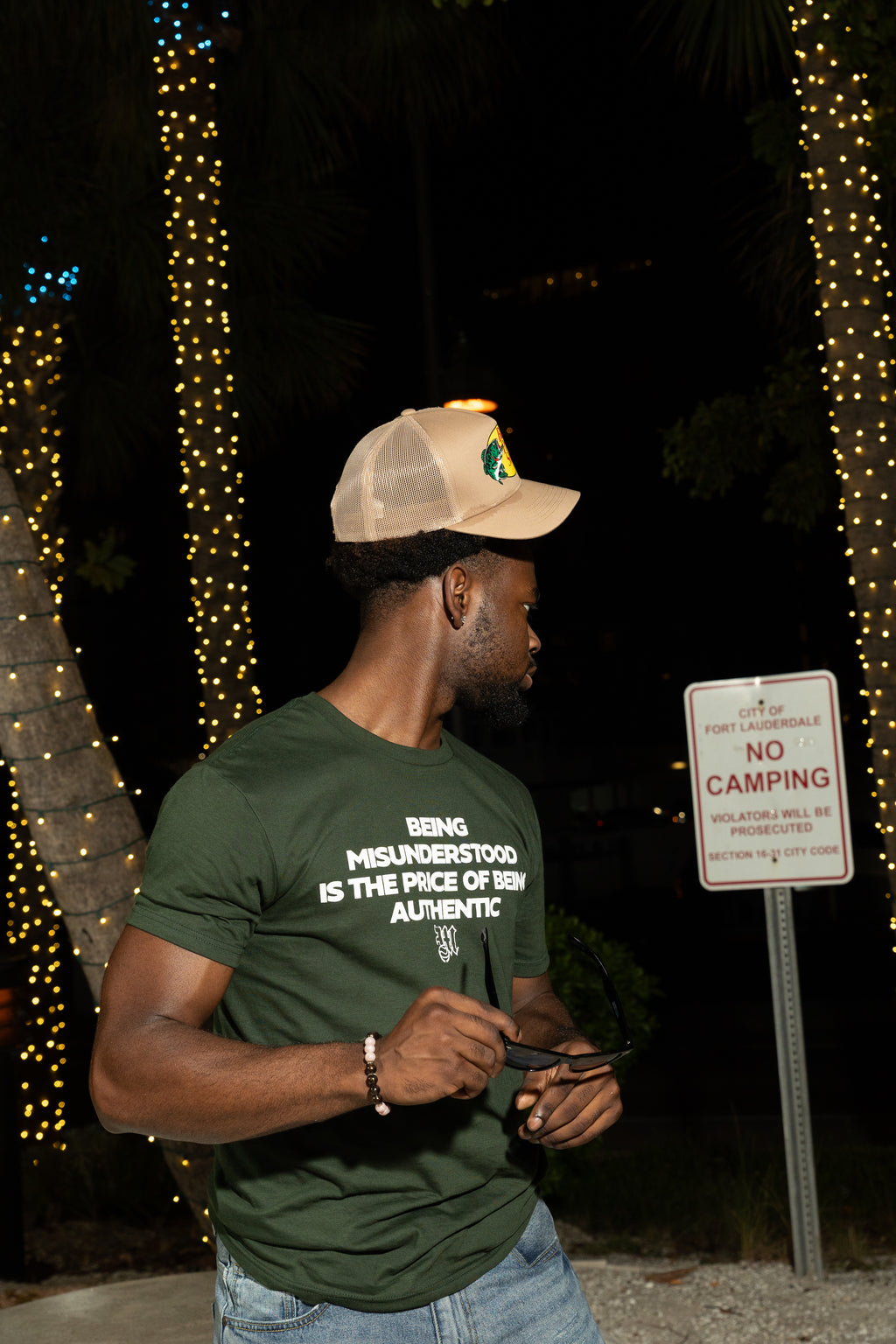 Authentic Tee Forest Green