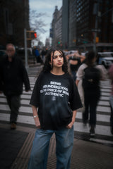 Authentic Tee Black (No Acid Wash) – Premium Streetwear T-Shirt for Men & Women | Heavyweight Cotton Graphic Tee | Casual Oversized Shirt