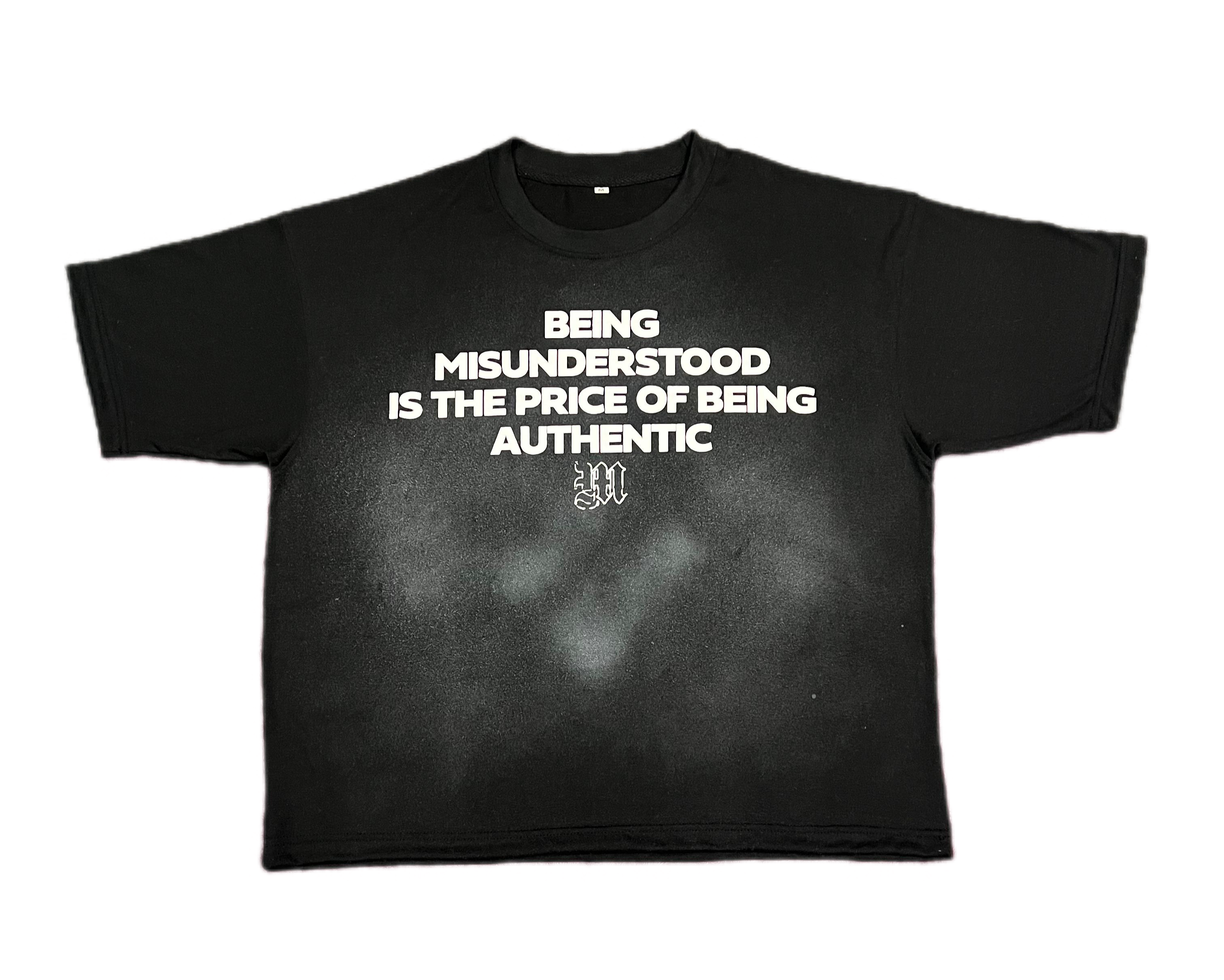 Authentic Tee Black (No Acid Wash)